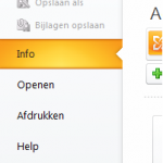 Outlook 2010 - Bestand